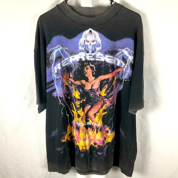 Represent Clothing Company Men’s Black XL Reaper Short Sleeve T Shirt - Picture 1 of 9